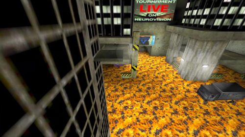 Unreal Tournament 99 First Person gameplay screenshot 4 of 10 - Map: CTF-BT-(asd)CityIntro-dbl.unr - Demo: f9d9481f-6abc-4e2b-a8ef-bbdc3f3026f0.dem - Gameplay match