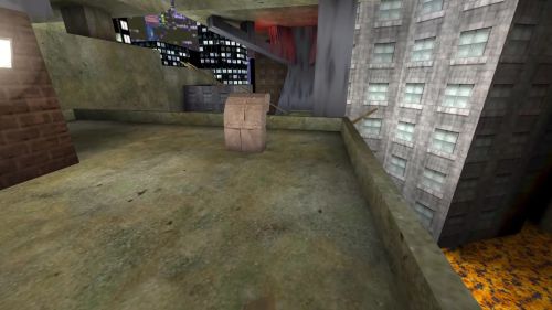 Unreal Tournament 99 First Person gameplay screenshot 7 of 10 - Map: CTF-BT-(asd)CityIntro-dbl.unr - Demo: f9d9481f-6abc-4e2b-a8ef-bbdc3f3026f0.dem - Gameplay match