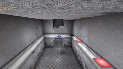Unreal Tournament 99 First Person gameplay screenshot 9 of 10 - Map: CTF-BT-(ex)TimeWontTell.unr - Demo: 4f9b9dbe-6845-454b-8bf6-2592ef044f62.dem - Gameplay match