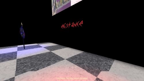Unreal Tournament 99 First Person gameplay screenshot 10 of 10 - Map: CTF-BT-(ex)TimeWontTell.unr - Demo: 4f9b9dbe-6845-454b-8bf6-2592ef044f62.dem - Gameplay match