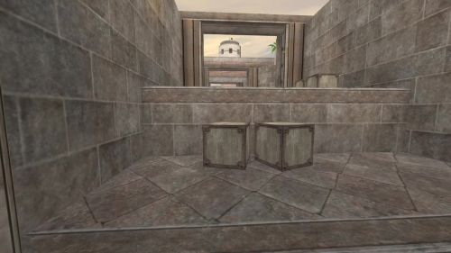 Unreal Tournament 99 First Person gameplay screenshot 1 of 10 - Map: CTF-BT-TrainingGrounds01-Jump.unr - Demo: c1e6d837-e010-42a3-b9c9-e2c6ab3f7d5e.dem - Gameplay match