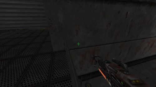 Unreal Tournament 99 First Person gameplay screenshot 1 of 8 - Map: CTF-BT-(UTW)MilitaryFactory.unr - Demo: b36729d1-ed7a-4deb-8d29-dee1902e4f6a.dem - Gameplay match