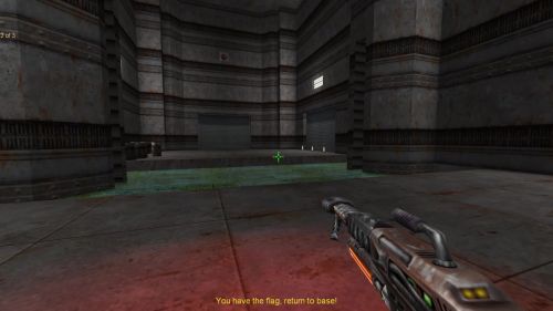 Unreal Tournament 99 First Person gameplay screenshot 8 of 8 - Map: CTF-BT-(UTW)MilitaryFactory.unr - Demo: b36729d1-ed7a-4deb-8d29-dee1902e4f6a.dem - Gameplay match