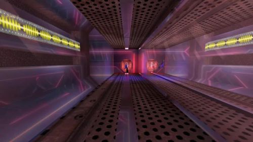 Unreal Tournament 99 First Person gameplay screenshot 8 of 11 - Map: CTF-BT-(Worsy)-Space_Bounce.unr - Demo: 05129e9d-6f7f-4a09-9aa4-633096cfcf58.dem - Gameplay match