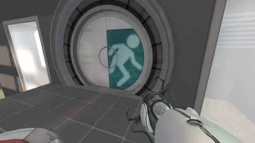 Unreal Tournament 99 First Person gameplay screenshot 9 of 10 - Map: CTF-BT-PortalRushV2.unr - Demo: 2eec4fd9-77c3-41b3-8053-b6f387d8f21c.dem - Gameplay match