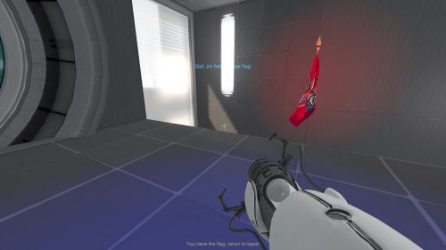 Unreal Tournament 99 First Person gameplay screenshot 10 of 10 - Map: CTF-BT-PortalRushV2.unr - Demo: 2eec4fd9-77c3-41b3-8053-b6f387d8f21c.dem - Gameplay match