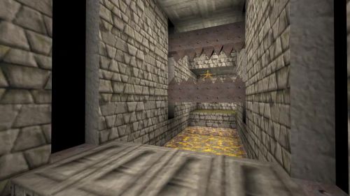 Unreal Tournament 99 First Person gameplay screenshot 2 of 10 - Map: CTF-BT+(SAFe)ForgottenRuinz-v2.unr - Demo: b88454c2-8917-4682-a06d-5c9f572e2048.dem - Gameplay match