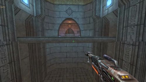 Unreal Tournament 99 First Person gameplay screenshot 1 of 9 - Map: CTF-BT-Pharoh][BE.unr - Demo: c136cad7-e598-4f37-ab66-8dfb97779723.dem - Gameplay match