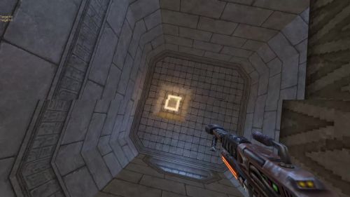 Unreal Tournament 99 First Person gameplay screenshot 2 of 9 - Map: CTF-BT-Pharoh][BE.unr - Demo: c136cad7-e598-4f37-ab66-8dfb97779723.dem - Gameplay match