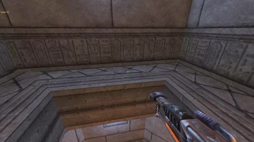 Unreal Tournament 99 First Person gameplay screenshot 4 of 9 - Map: CTF-BT-Pharoh][BE.unr - Demo: c136cad7-e598-4f37-ab66-8dfb97779723.dem - Gameplay match