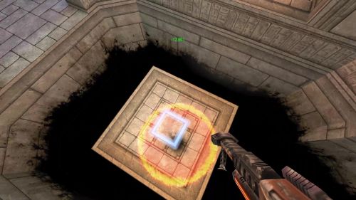 Unreal Tournament 99 First Person gameplay screenshot 5 of 9 - Map: CTF-BT-Pharoh][BE.unr - Demo: c136cad7-e598-4f37-ab66-8dfb97779723.dem - Gameplay match