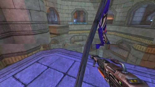 Unreal Tournament 99 First Person gameplay screenshot 9 of 9 - Map: CTF-BT-Pharoh][BE.unr - Demo: c136cad7-e598-4f37-ab66-8dfb97779723.dem - Gameplay match