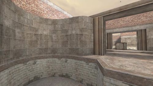 Unreal Tournament 99 First Person gameplay screenshot 2 of 10 - Map: CTF-BT-TrainingGrounds01-Jump.unr - Demo: 257bbcea-3223-4ea2-a101-519df9ca7454.dem - Gameplay match