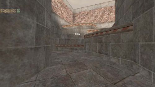 Unreal Tournament 99 First Person gameplay screenshot 5 of 10 - Map: CTF-BT-TrainingGrounds01-Jump.unr - Demo: 257bbcea-3223-4ea2-a101-519df9ca7454.dem - Gameplay match