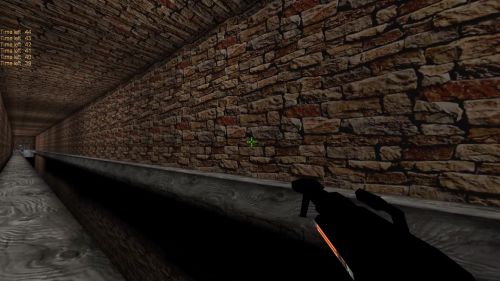 Unreal Tournament 99 First Person gameplay screenshot 5 of 9 - Map: CTF-BT-(Cyb)EvilPower.unr - Demo: bb084982-fb8d-4d2e-8ed7-c5f420b54a00.dem - Gameplay match