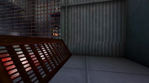 Unreal Tournament 99 First Person gameplay screenshot 1 of 1 - Map: CTF-BT-LavaRefinery-Fixed.unr - Demo: 30a10167-f011-4303-9d33-5161ed7fce19.dem - Gameplay match