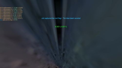 Unreal Tournament 99 First Person gameplay screenshot 9 of 11 - Map: CTF-BT-ShitMap.unr - Demo: b6fb80cf-d25d-40ee-a947-61b10f67928b.dem - Gameplay match