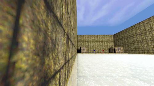 Unreal Tournament 99 First Person gameplay screenshot 9 of 10 - Map: CTF-BT-(ElitE)AncientOld-FX1_dbl.unr - Demo: cdeaaec6-a579-4203-8096-70b7d2d08534.dem - Gameplay match