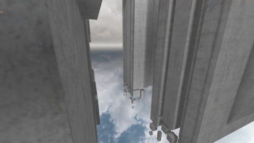 Unreal Tournament 99 First Person gameplay screenshot 5 of 10 - Map: CTF-BT-[LUN]SkyWarpV2.unr - Demo: 1d3abf01-92a9-495b-aeb0-12503a7c6047.dem - Gameplay match