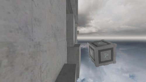 Unreal Tournament 99 First Person gameplay screenshot 6 of 10 - Map: CTF-BT-[LUN]SkyWarpV2.unr - Demo: 1d3abf01-92a9-495b-aeb0-12503a7c6047.dem - Gameplay match
