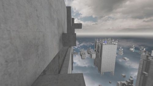 Unreal Tournament 99 First Person gameplay screenshot 7 of 10 - Map: CTF-BT-[LUN]SkyWarpV2.unr - Demo: 1d3abf01-92a9-495b-aeb0-12503a7c6047.dem - Gameplay match
