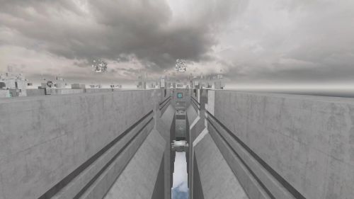 Unreal Tournament 99 First Person gameplay screenshot 9 of 10 - Map: CTF-BT-[LUN]SkyWarpV2.unr - Demo: 1d3abf01-92a9-495b-aeb0-12503a7c6047.dem - Gameplay match