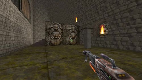 Unreal Tournament 99 First Person gameplay screenshot 5 of 10 - Map: CTF-BT-(UTW)Chichen-Itza.unr - Demo: 914a8ccf-8b03-4bae-b232-3961a5f105d6.dem - Gameplay match