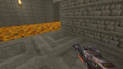 Unreal Tournament 99 First Person gameplay screenshot 7 of 10 - Map: CTF-BT-(UTW)Chichen-Itza.unr - Demo: 914a8ccf-8b03-4bae-b232-3961a5f105d6.dem - Gameplay match