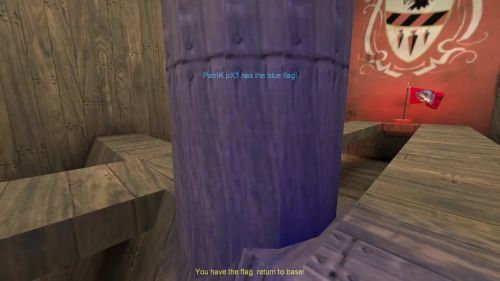 Unreal Tournament 99 First Person gameplay screenshot 7 of 11 - Map: CTF-BT-andACTION-dbl.unr - Demo: e0bde1b0-81ce-4e21-9876-db74179b496d.dem - Gameplay match
