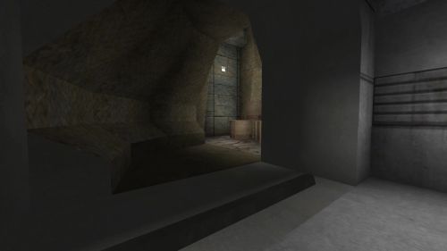 Unreal Tournament 99 First Person gameplay screenshot 3 of 11 - Map: CTF-BT-A-Desolate-Place.unr - Demo: 4ba6e016-0b6f-4a94-aa4a-9ee608e62f1b.dem - Gameplay match