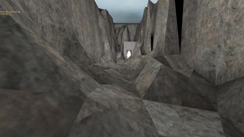 Unreal Tournament 99 First Person gameplay screenshot 5 of 11 - Map: CTF-BT-A-Desolate-Place.unr - Demo: 4ba6e016-0b6f-4a94-aa4a-9ee608e62f1b.dem - Gameplay match