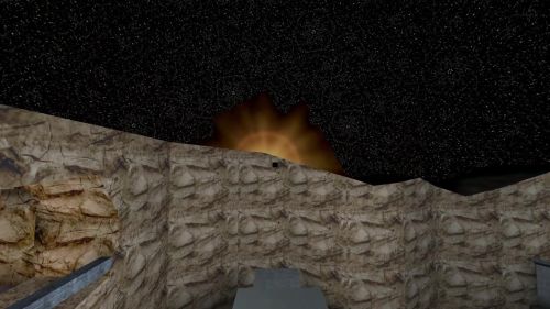 Unreal Tournament 99 First Person gameplay screenshot 2 of 10 - Map: CTF-BT-(RSK)-LavaDeath.unr - Demo: 4445aaf9-15b0-4735-96a9-61e7ea1196b1.dem - Gameplay match