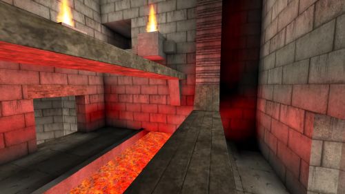 Unreal Tournament 99 First Person gameplay screenshot 3 of 10 - Map: CTF-BT-(CN)Happy2011.unr - Demo: 3eba7422-2ec0-41b0-964e-6121298e426c.dem - Gameplay match