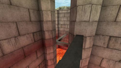 Unreal Tournament 99 First Person gameplay screenshot 9 of 10 - Map: CTF-BT-(CN)Happy2011.unr - Demo: 3eba7422-2ec0-41b0-964e-6121298e426c.dem - Gameplay match