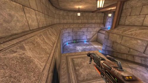 Unreal Tournament 99 First Person gameplay screenshot 7 of 10 - Map: CTF-BT-AzurePalace-V1.unr - Demo: 52e6ea7a-c72d-46c2-8e41-6758c15b4a3e.dem - Gameplay match