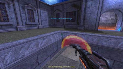 Unreal Tournament 99 First Person gameplay screenshot 9 of 10 - Map: CTF-BT-AzurePalace-V1.unr - Demo: 52e6ea7a-c72d-46c2-8e41-6758c15b4a3e.dem - Gameplay match