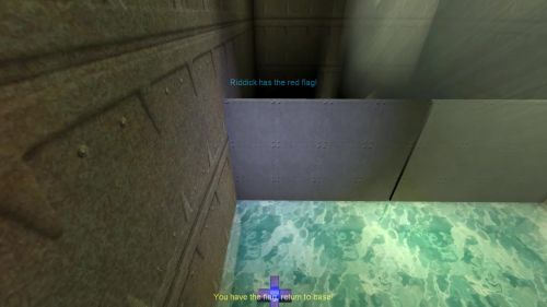 Unreal Tournament 99 First Person gameplay screenshot 10 of 10 - Map: CTF-BT-(SM)LandofAlomBL.unr - Demo: ef69b898-2340-4677-a8f0-c939bccca800.dem - Gameplay match