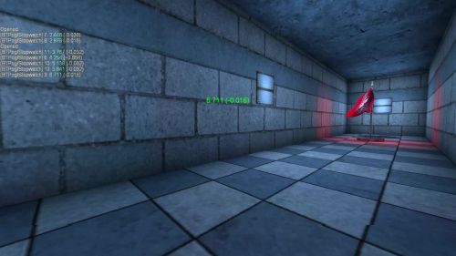 Unreal Tournament 99 First Person gameplay screenshot 7 of 11 - Map: CTF-BT-ShitMap.unr - Demo: 45fefe8a-10e6-48a9-96e4-30104fc4047e.dem - Gameplay match