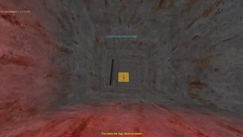 Unreal Tournament 99 First Person gameplay screenshot 8 of 11 - Map: CTF-BT-BunnySucking.unr - Demo: 2d200cf1-e487-4ed2-b5a0-0ddf32d166e6.dem - Gameplay match