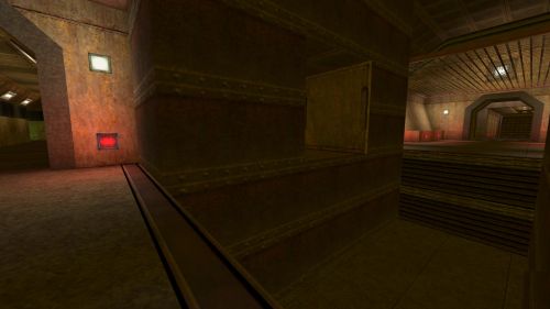 Unreal Tournament 99 First Person gameplay screenshot 3 of 10 - Map: CTF-BT-Linear.unr - Demo: 39026810-8185-4b6e-98a8-b7e9c9420ad0.dem - Gameplay match