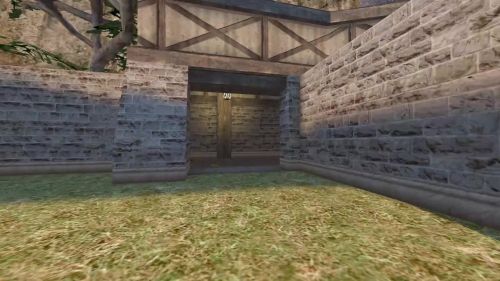 Unreal Tournament 99 First Person gameplay screenshot 4 of 10 - Map: CTF-BT-BunnyVillage-vF.unr - Demo: dc506e69-8c18-490a-a8c6-f58313bc213c.dem - Gameplay match