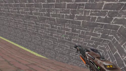 Unreal Tournament 99 First Person gameplay screenshot 1 of 10 - Map: CTF-BT-Surf-TestMap2.unr - Demo: 95a6d5a7-5f57-42d1-b023-a341245e7169.dem - Gameplay match