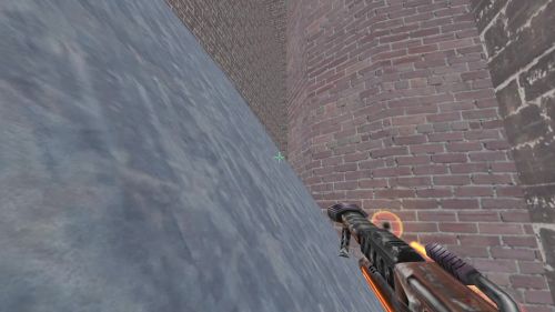Unreal Tournament 99 First Person gameplay screenshot 4 of 10 - Map: CTF-BT-Surf-TestMap2.unr - Demo: 95a6d5a7-5f57-42d1-b023-a341245e7169.dem - Gameplay match