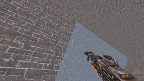 Unreal Tournament 99 First Person gameplay screenshot 6 of 10 - Map: CTF-BT-Surf-TestMap2.unr - Demo: 95a6d5a7-5f57-42d1-b023-a341245e7169.dem - Gameplay match
