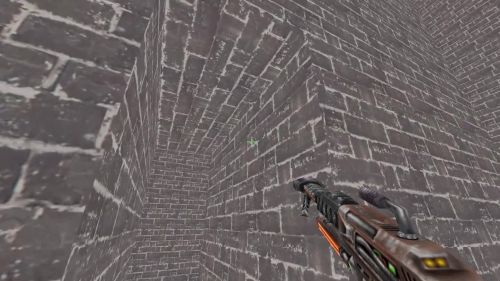 Unreal Tournament 99 First Person gameplay screenshot 8 of 10 - Map: CTF-BT-Surf-TestMap2.unr - Demo: 95a6d5a7-5f57-42d1-b023-a341245e7169.dem - Gameplay match