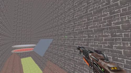 Unreal Tournament 99 First Person gameplay screenshot 9 of 10 - Map: CTF-BT-Surf-TestMap2.unr - Demo: 95a6d5a7-5f57-42d1-b023-a341245e7169.dem - Gameplay match