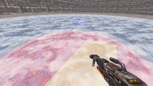 Unreal Tournament 99 First Person gameplay screenshot 10 of 10 - Map: CTF-BT-Surf-TestMap2.unr - Demo: 95a6d5a7-5f57-42d1-b023-a341245e7169.dem - Gameplay match