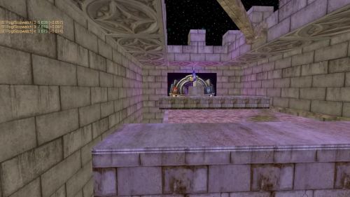 Unreal Tournament 99 First Person gameplay screenshot 6 of 10 - Map: CTF-BT-KR-WaitingRoom2.unr - Demo: cce17b21-b8a8-48a5-a83e-3d837845e809.dem - Gameplay match