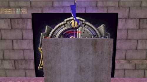 Unreal Tournament 99 First Person gameplay screenshot 7 of 10 - Map: CTF-BT-KR-WaitingRoom2.unr - Demo: cce17b21-b8a8-48a5-a83e-3d837845e809.dem - Gameplay match