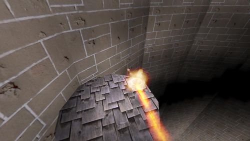 Unreal Tournament 99 First Person gameplay screenshot 6 of 10 - Map: CTF-BT-UP-UP-AND-AWAY.unr - Demo: 636dcdae-7922-49d7-8e07-8e1d0ed1c7c2.dem - Gameplay match